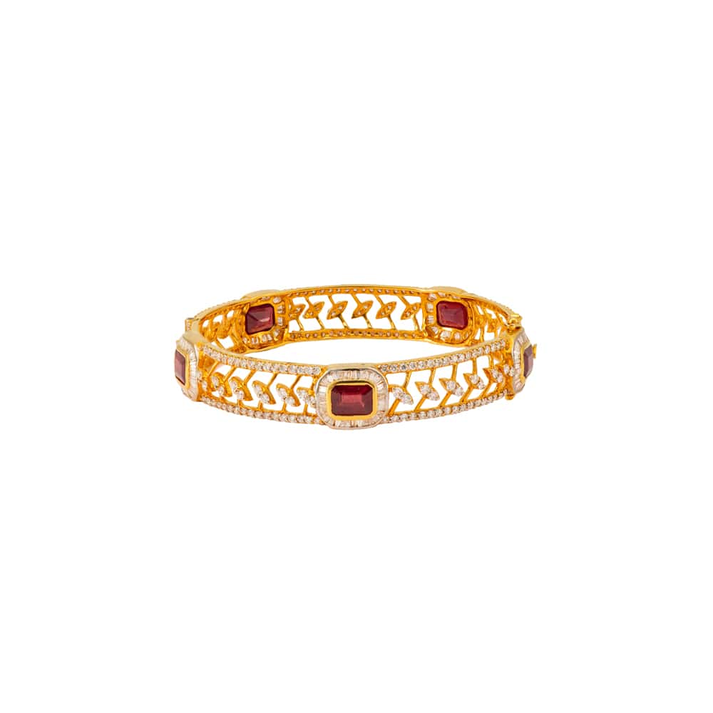 Tapered Baguette Diamond Bangles