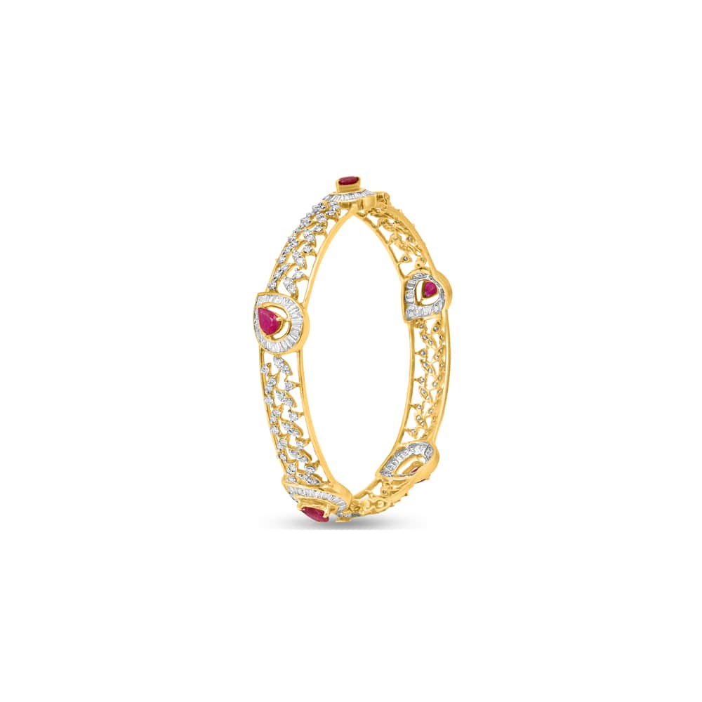 Scarlet Diamond Bangles