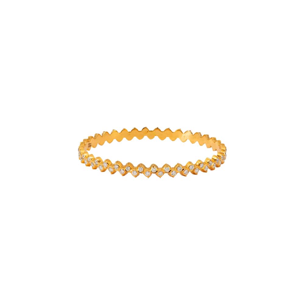 Ripple Close Setting Bangles