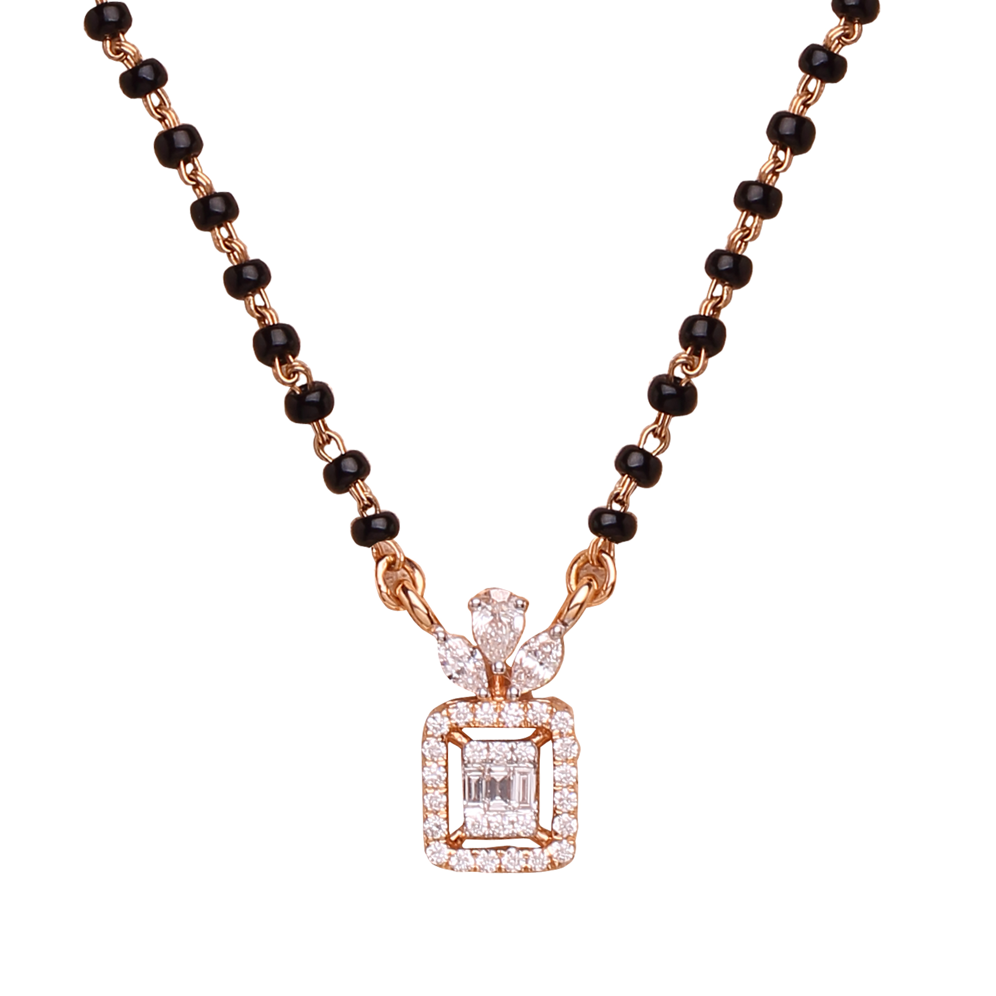 Squareshaped Diamond Pendant