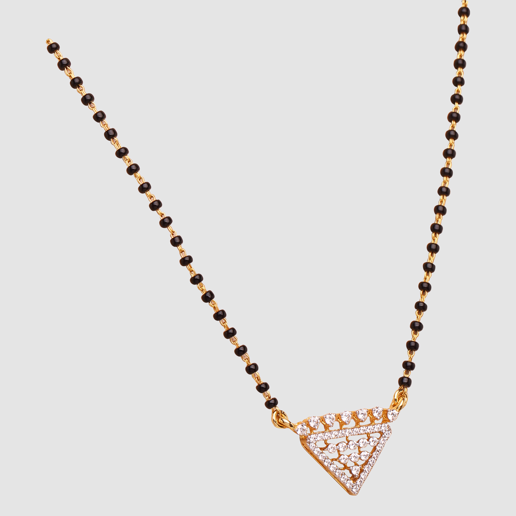 Triangle cut Diamond Pendant