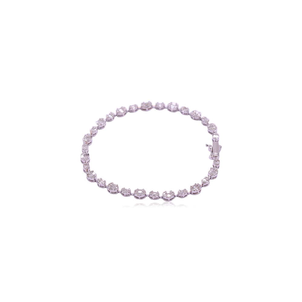 Sleek Diamond Bracelet