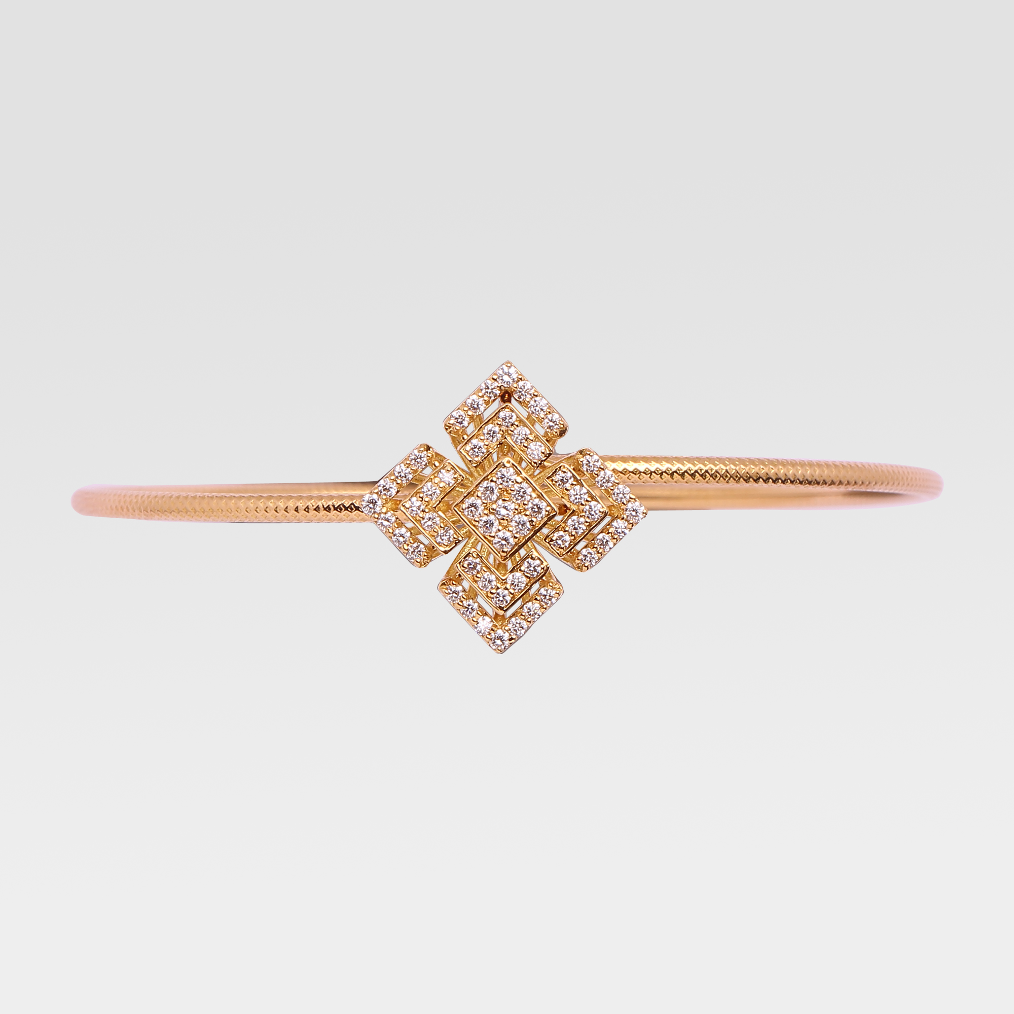 Dazzling Geometry Diamond Bracelet