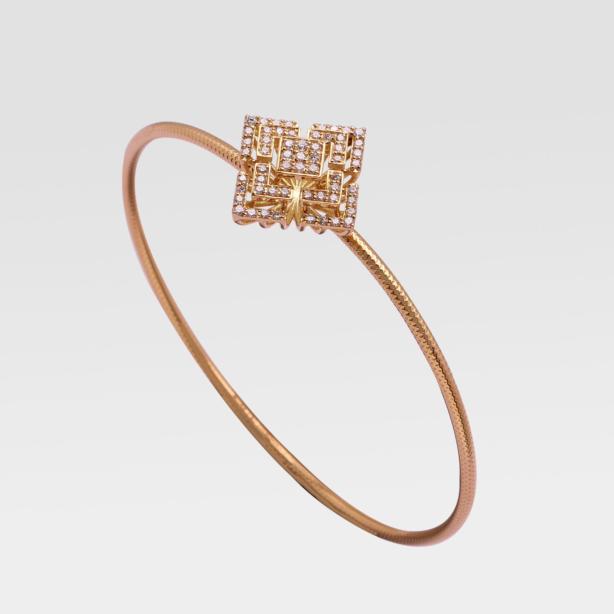 Dazzling Geometry Diamond Bracelet