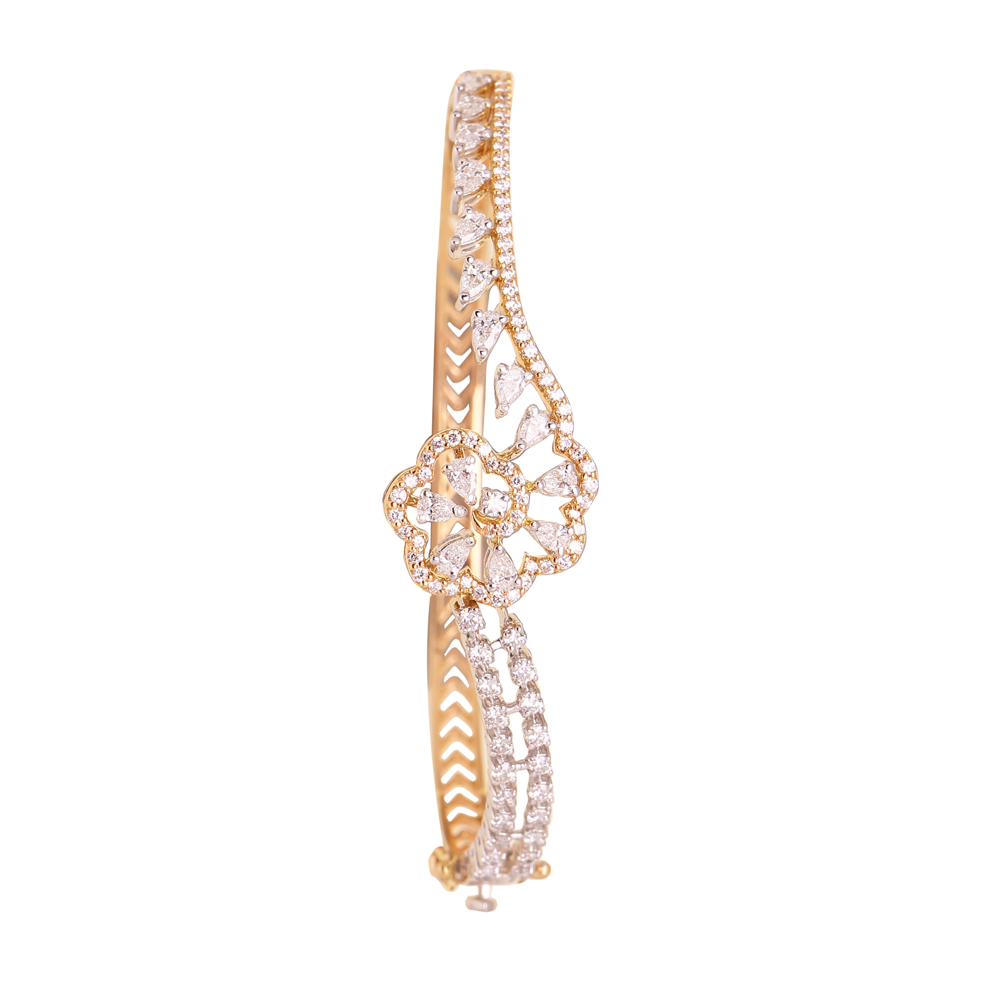 Curves of Radiance Diamond Bracelet