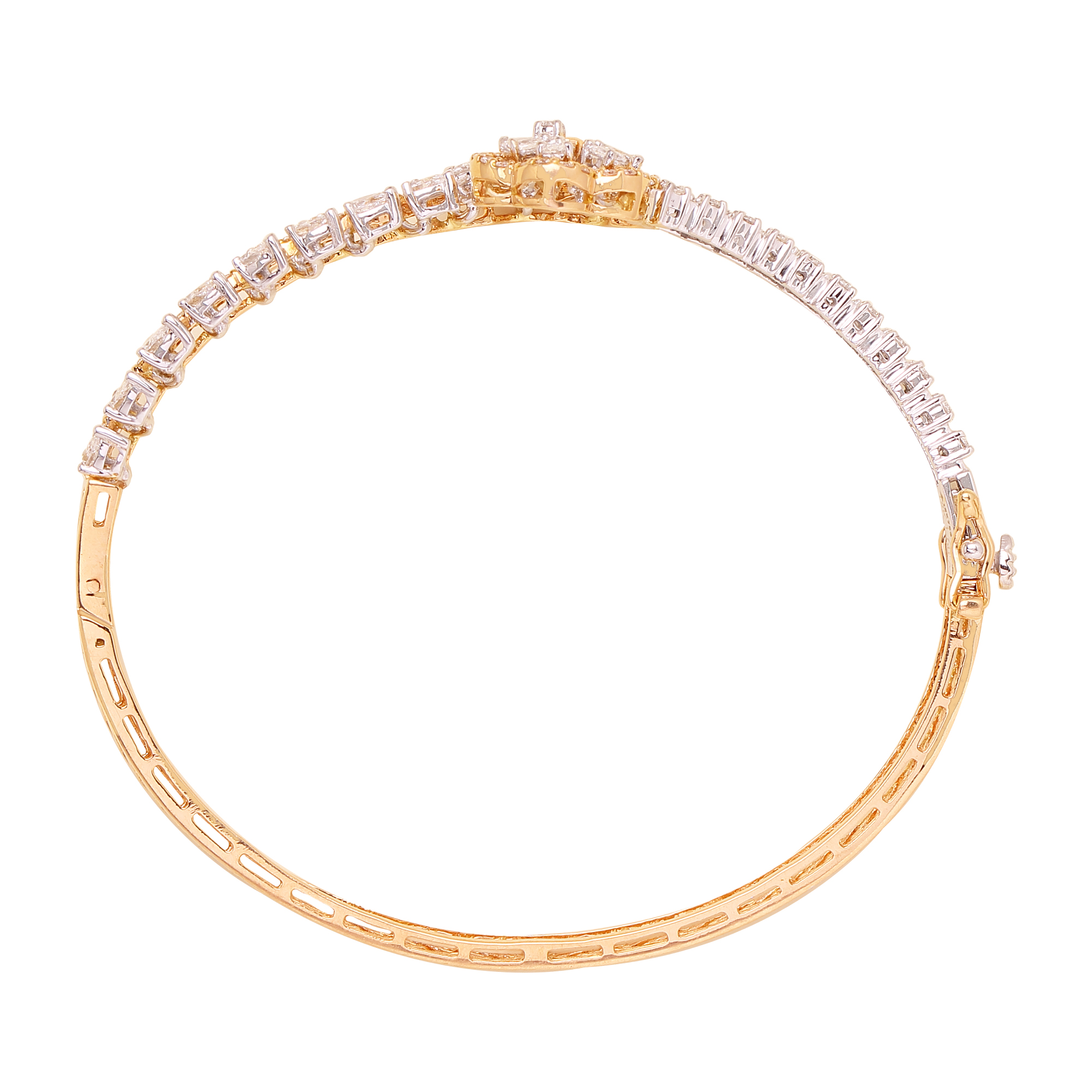 Curves of Radiance Diamond Bracelet