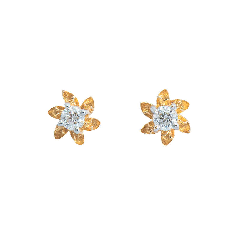 Flower Bloom Diamond Studs