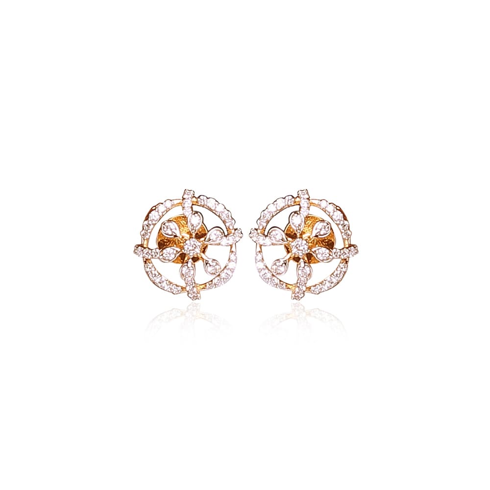 Graceful Diamond Studs