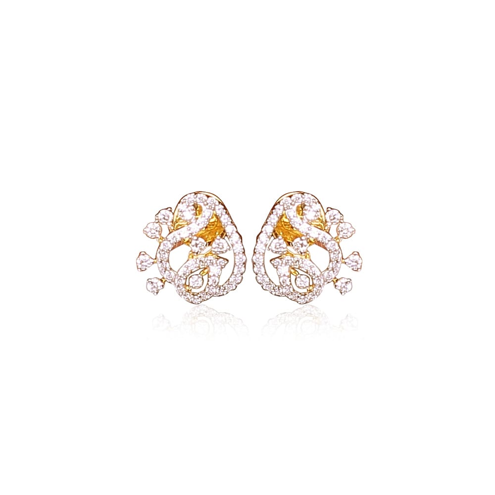 Exuberant Diamond Studs