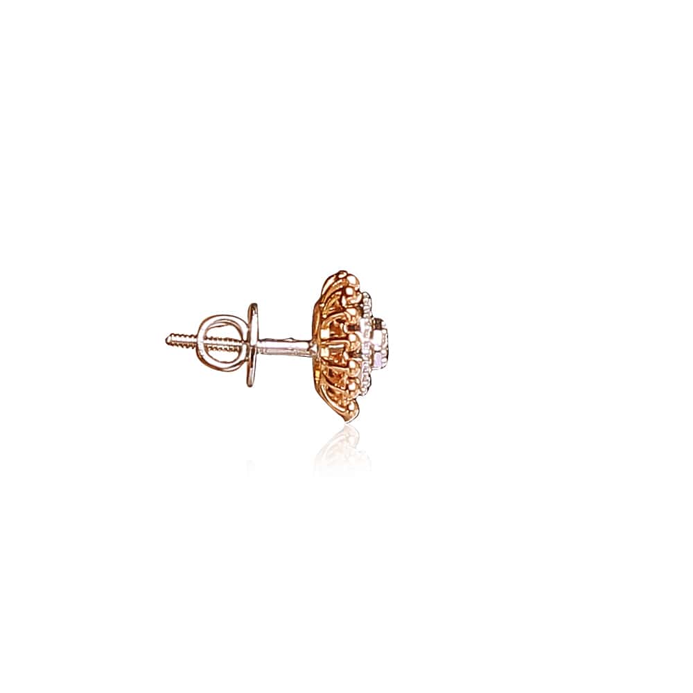 Voguish Contemporary Diamond Studs