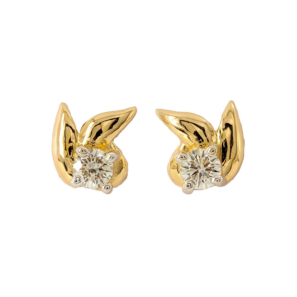 Classic duo Diamond  Baby  Earrings