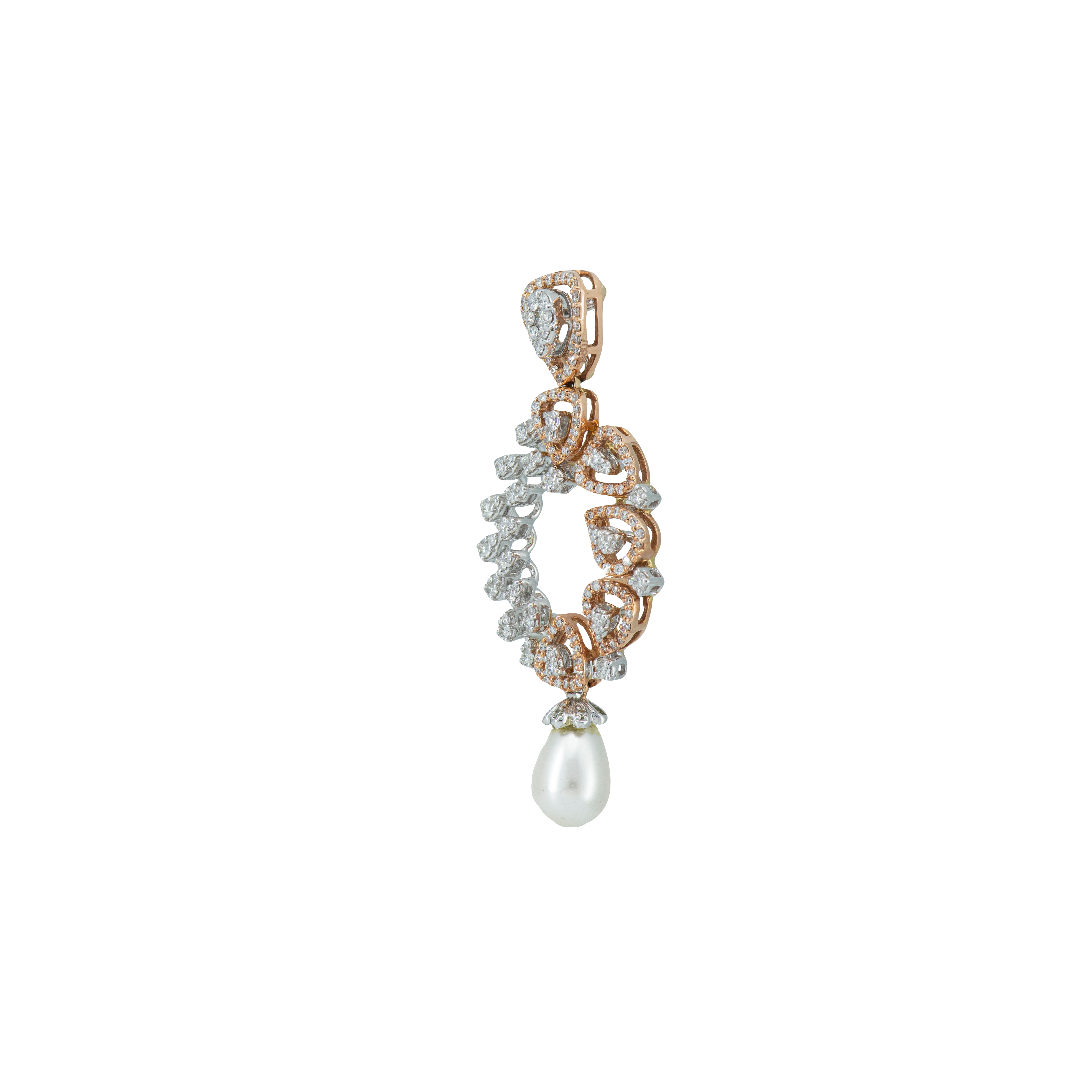 Pear Shaped Diamond Earrings