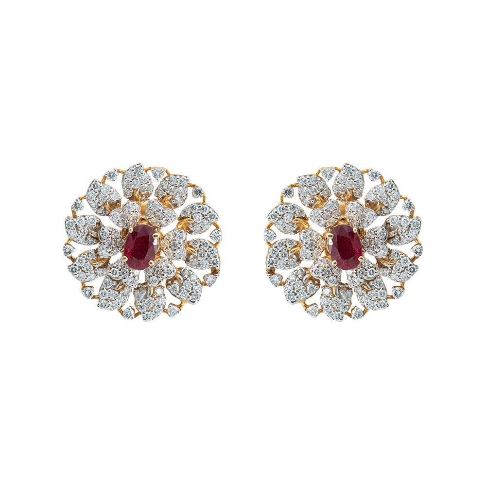 Statement Diamond Cocktail Studs