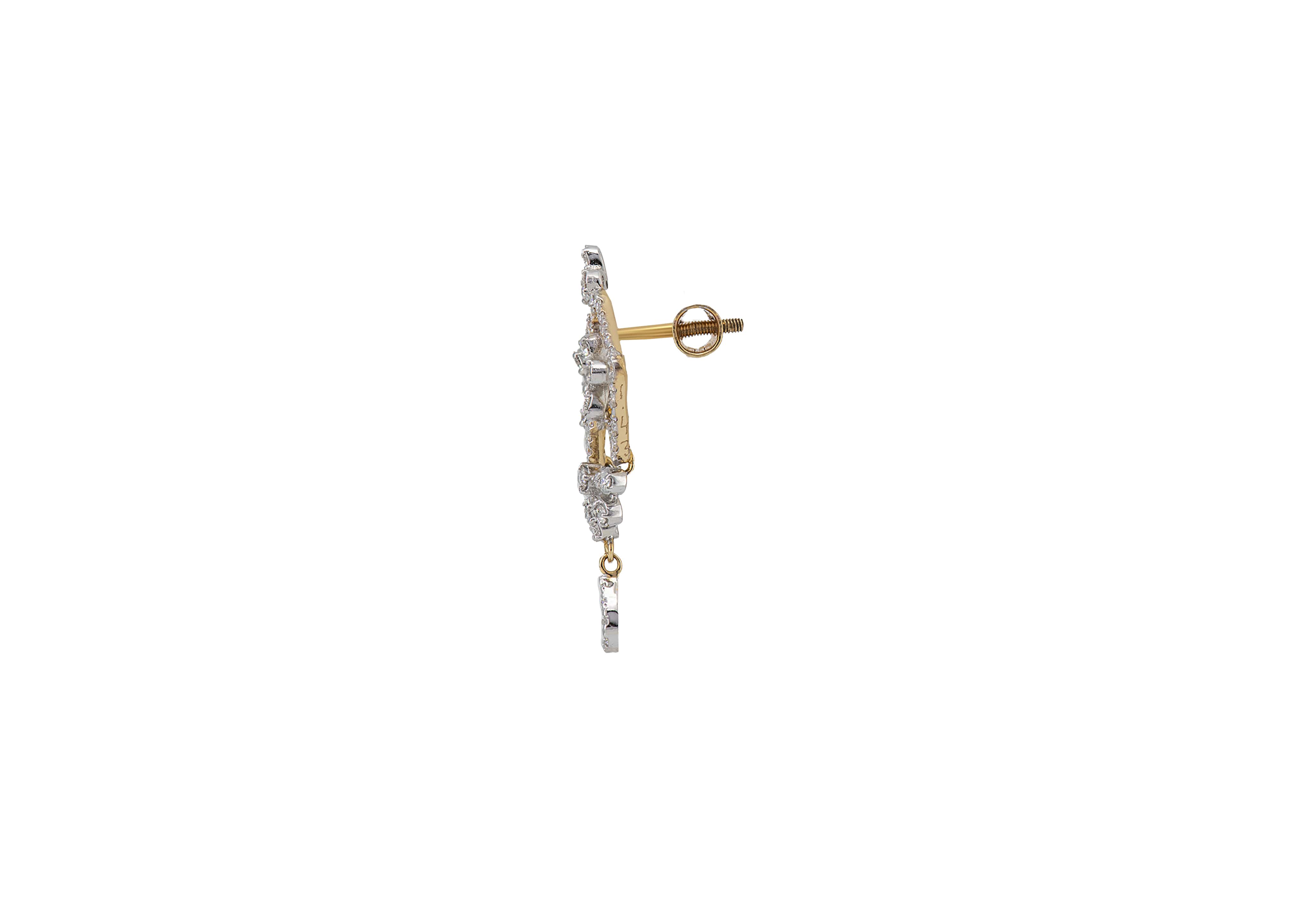 White Gold Diamond Earrings