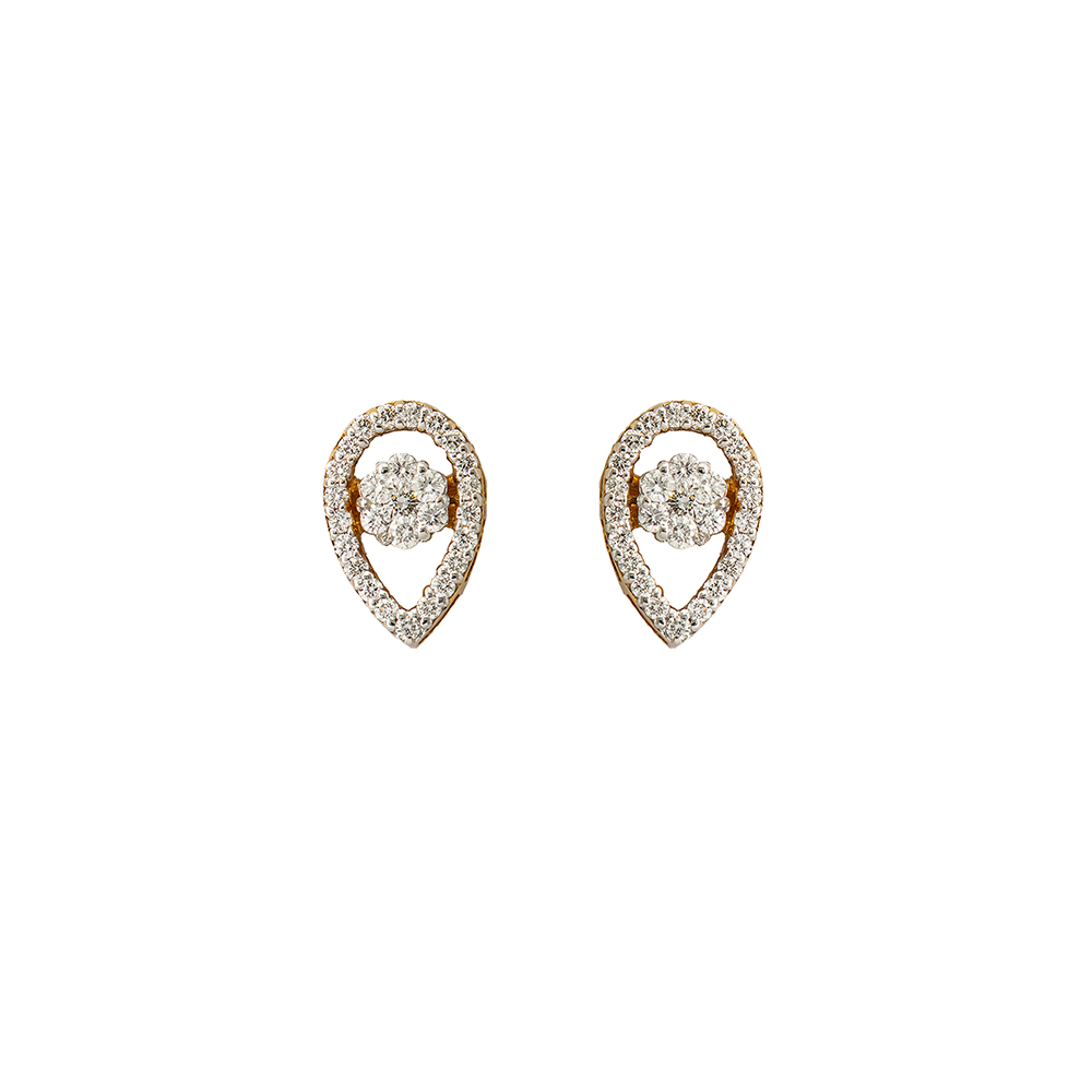 Pear Diamond Studs