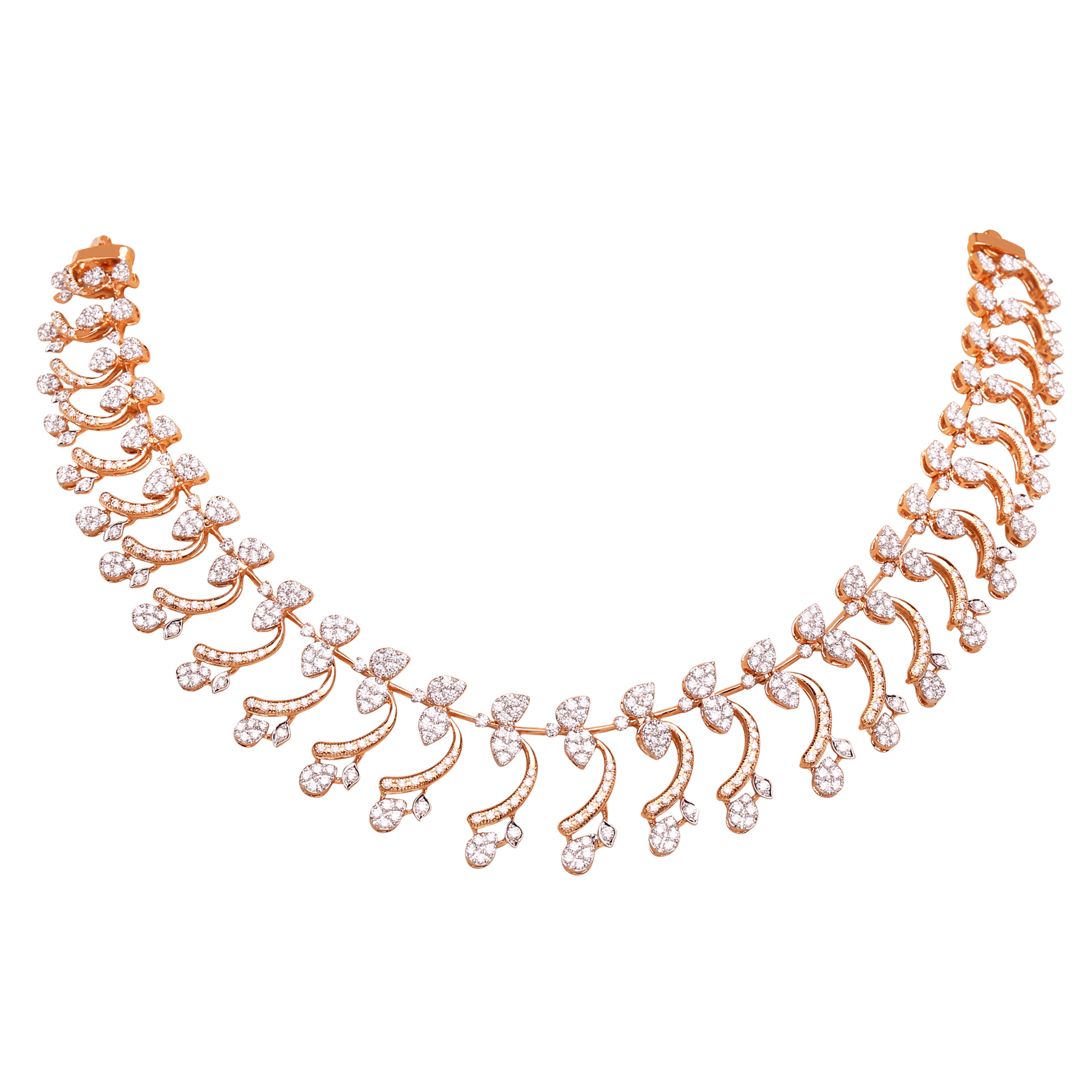 refined diamond necklace