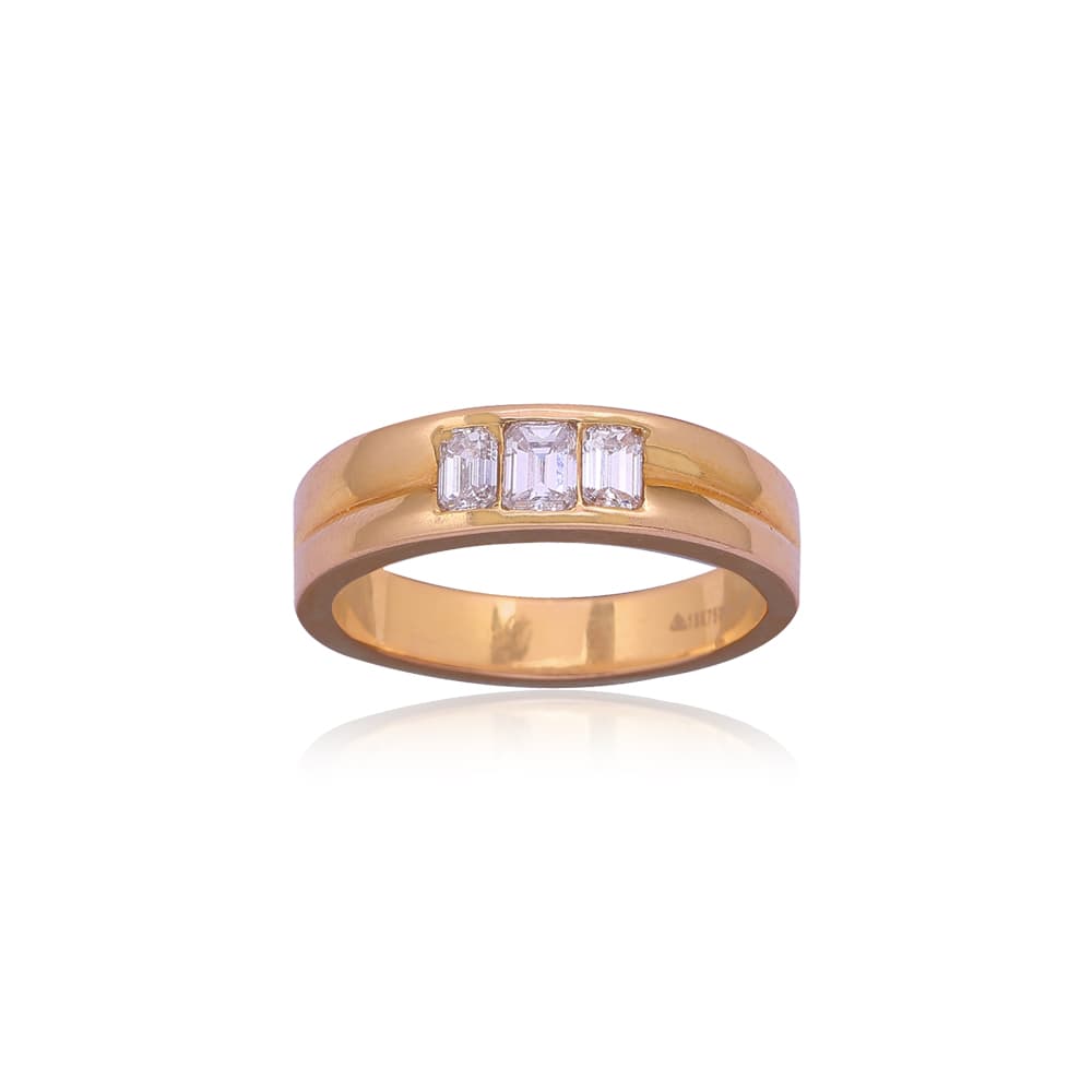 Beth Quad Solitaire Diamond Ring