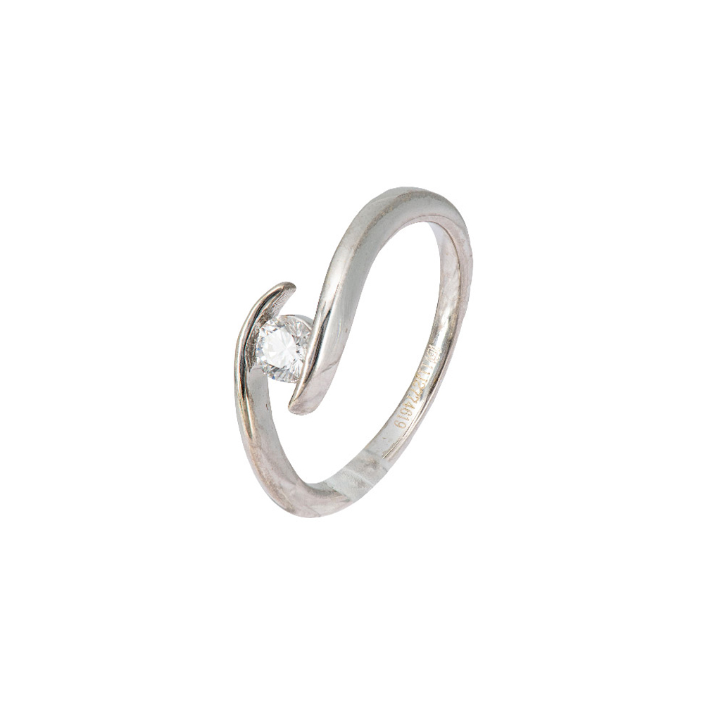 Tension Setting Solitaire Ring