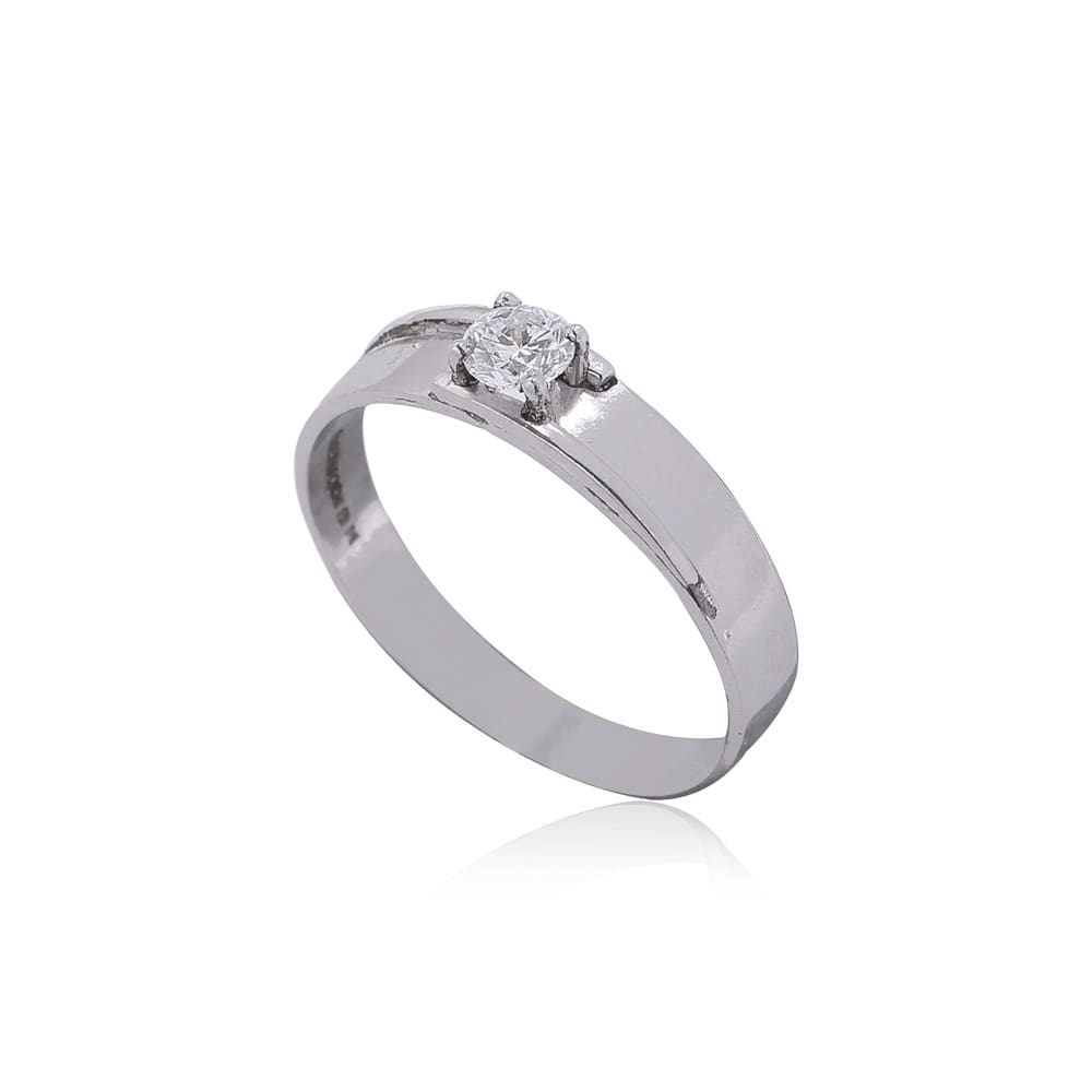 Hawk Solitaire Mens Diamond Ring