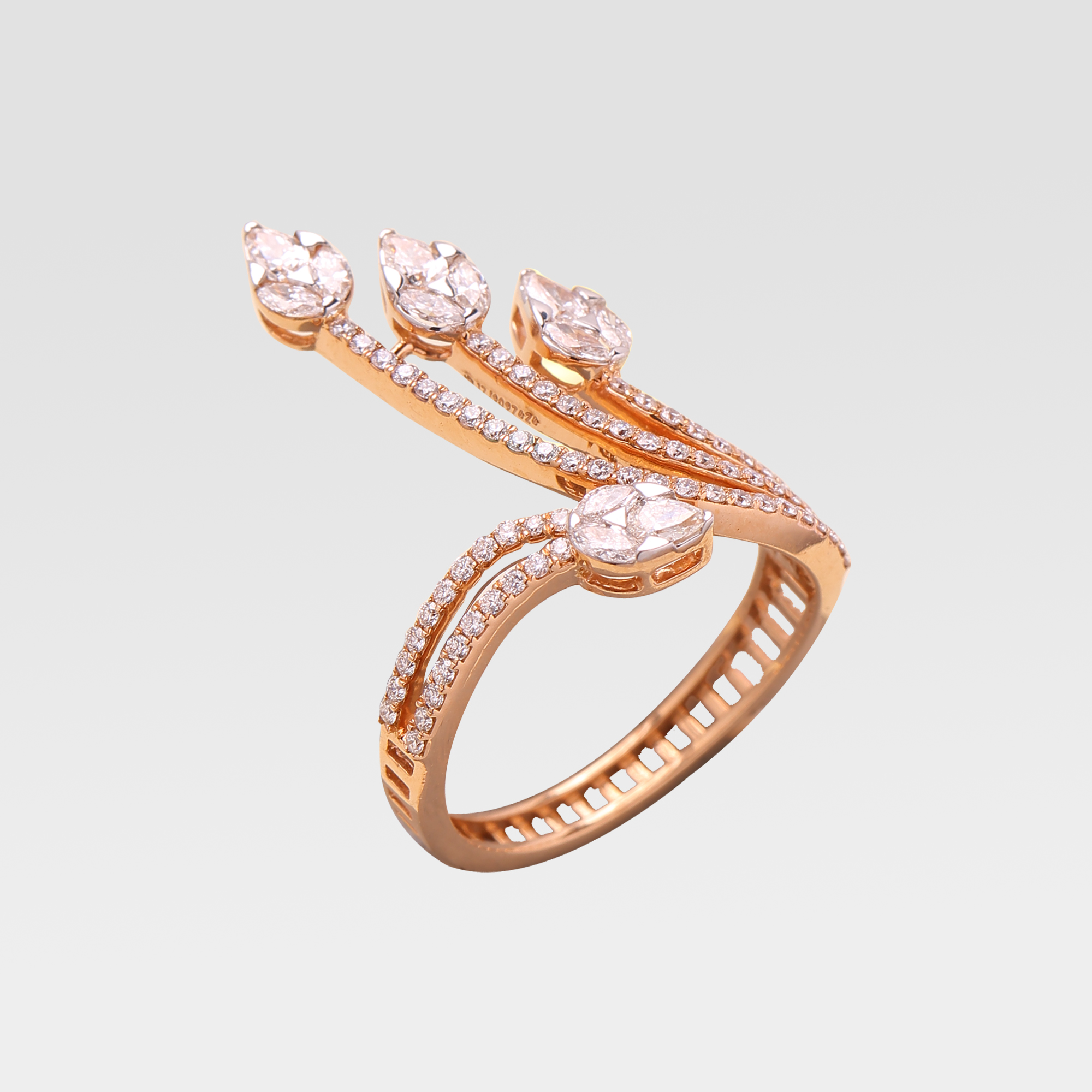 Bright diamond ring