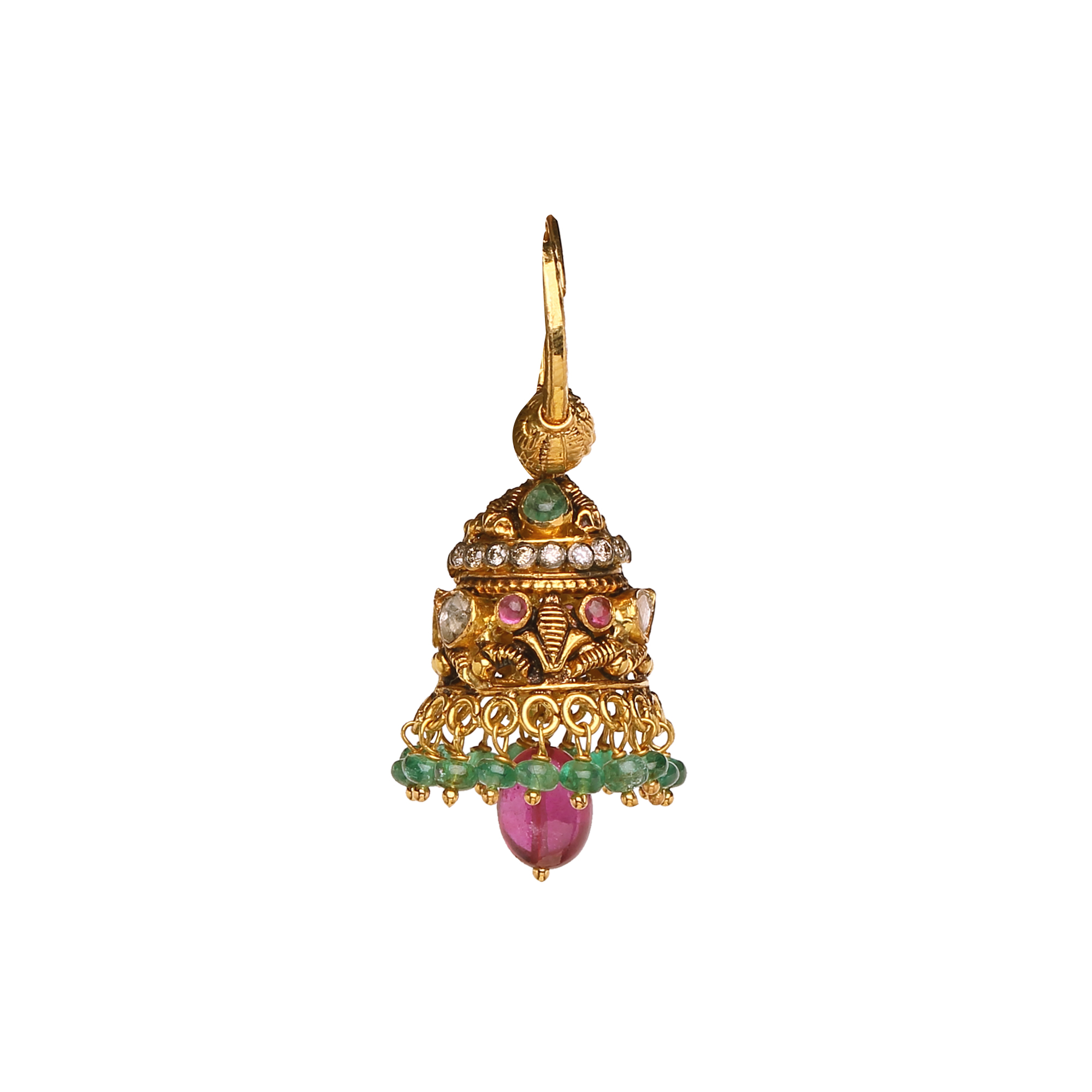 Stately Polki Jhumkis