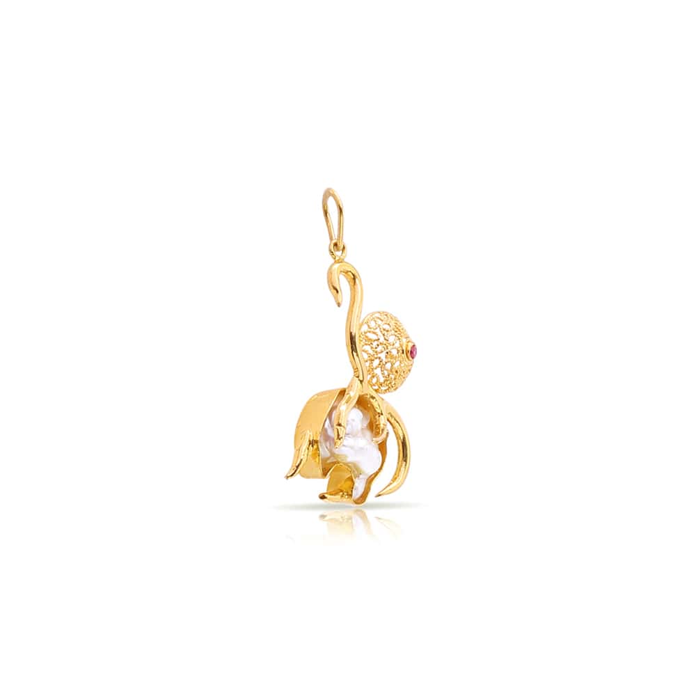 Elephant Gold Pendant