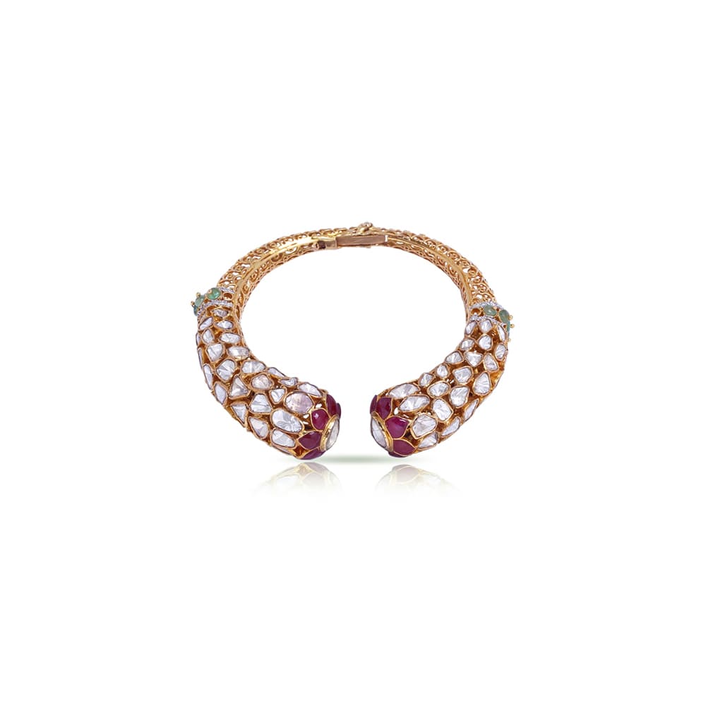 Petal Shaped Ruby Kada